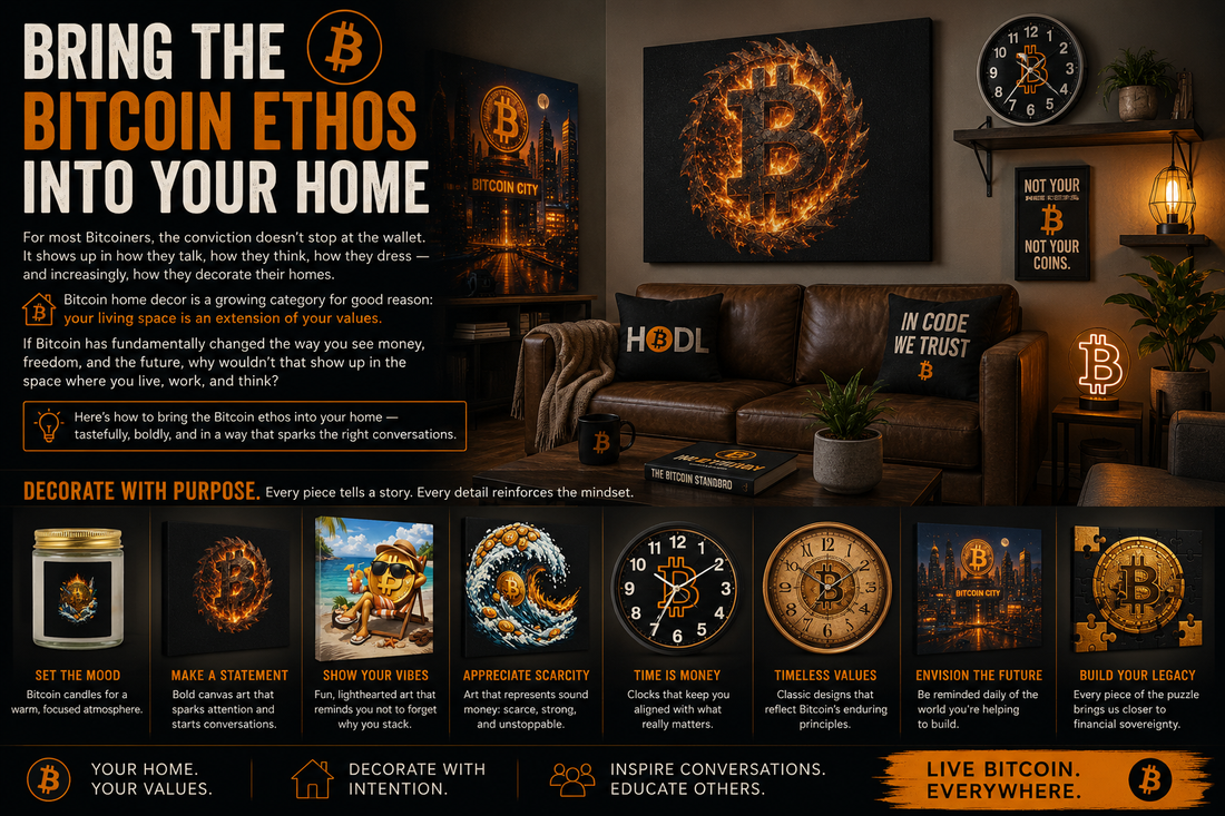 Bitcoin Home Decor: Bring the Ethos Into Your Space