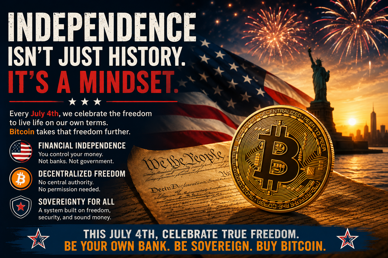 Bitcoin and Independence: Why the Crypto Community Loves Financial Freedom