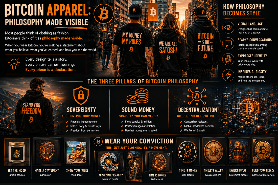 tsandStripes.com Bitcoin Blog Sovereignty, Sound Money, and Style: The Philosophy Behind Bitcoin Apparel