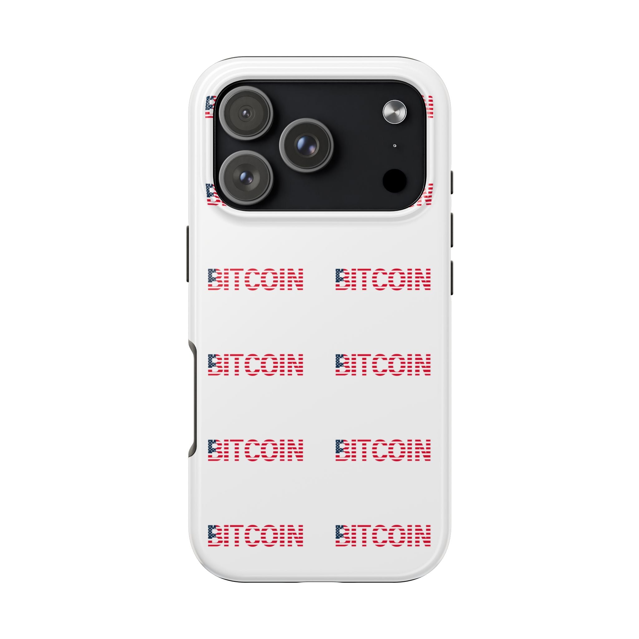 Bitcoin Tough Phone Case Crypto Phone Case iPhone and Samsung Case Glossy Protective Cover Bitcoin Logo Case