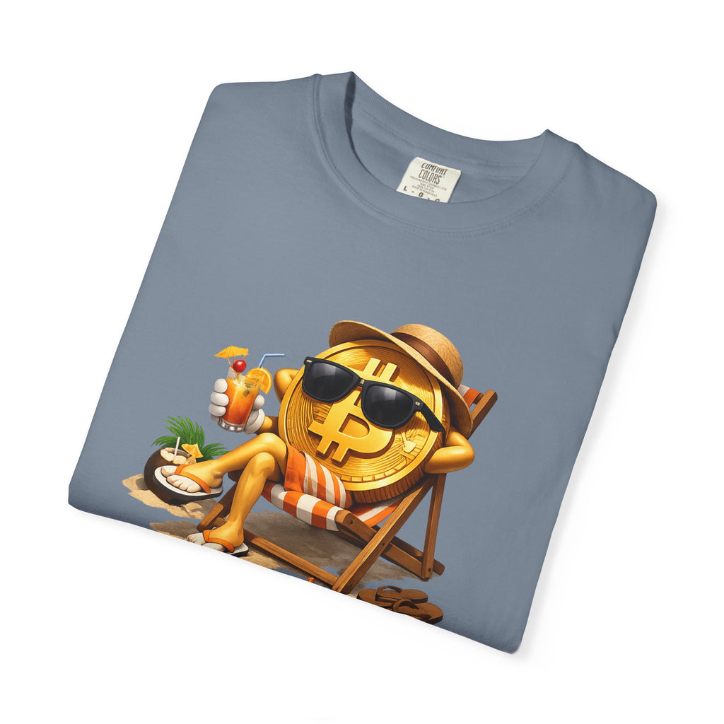 Bitcoin Beach Life TShirt Crypto Millionaire Vibes Tee Relaxed Bitcoin Shirt Funny Crypto Shirt 7 colors 100% cotton