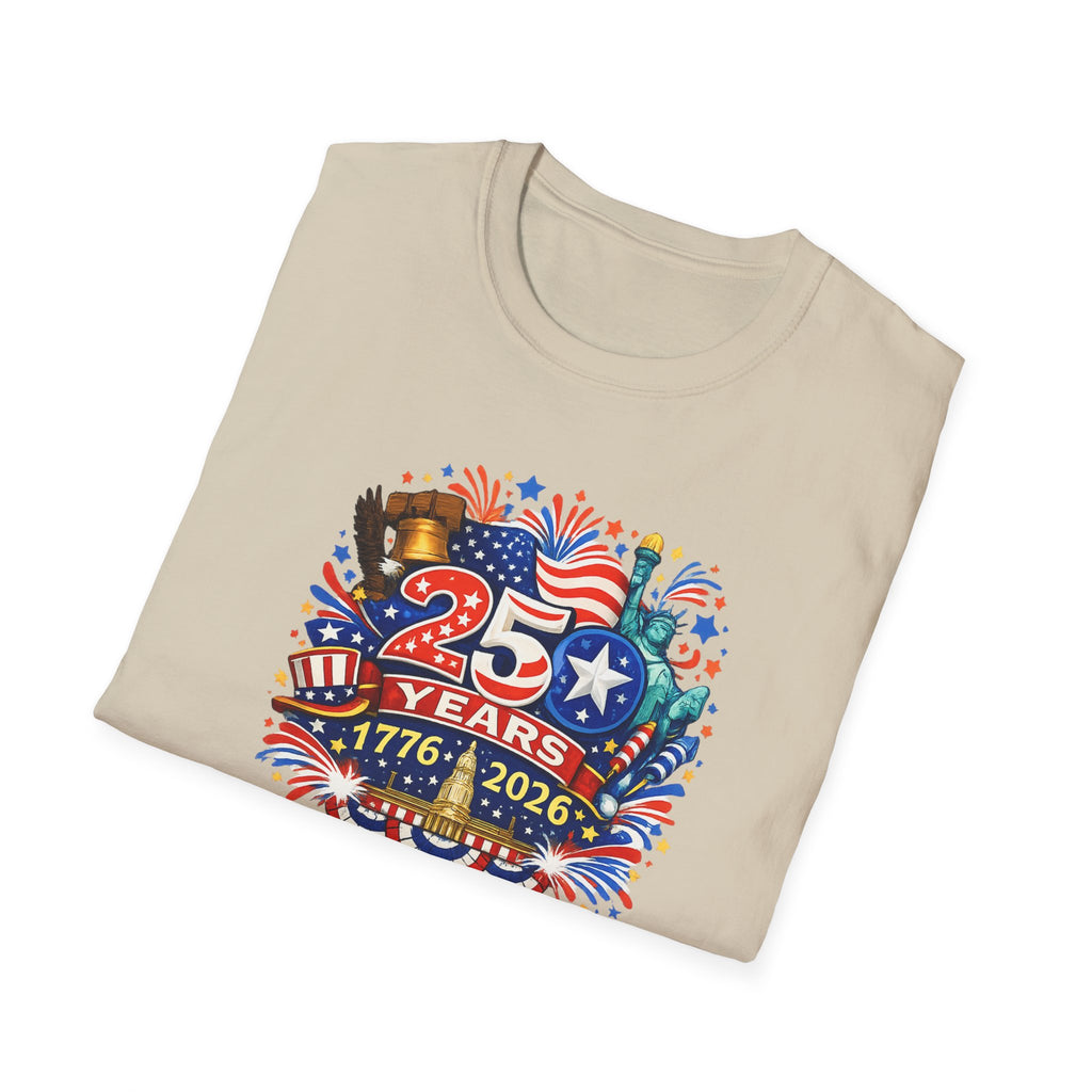 USA 250th Anniversary Shirt 1776-2026 Patriotic TShirt Fourth of July Independence Day Tee America 250 Years 8 colors 100% cotton