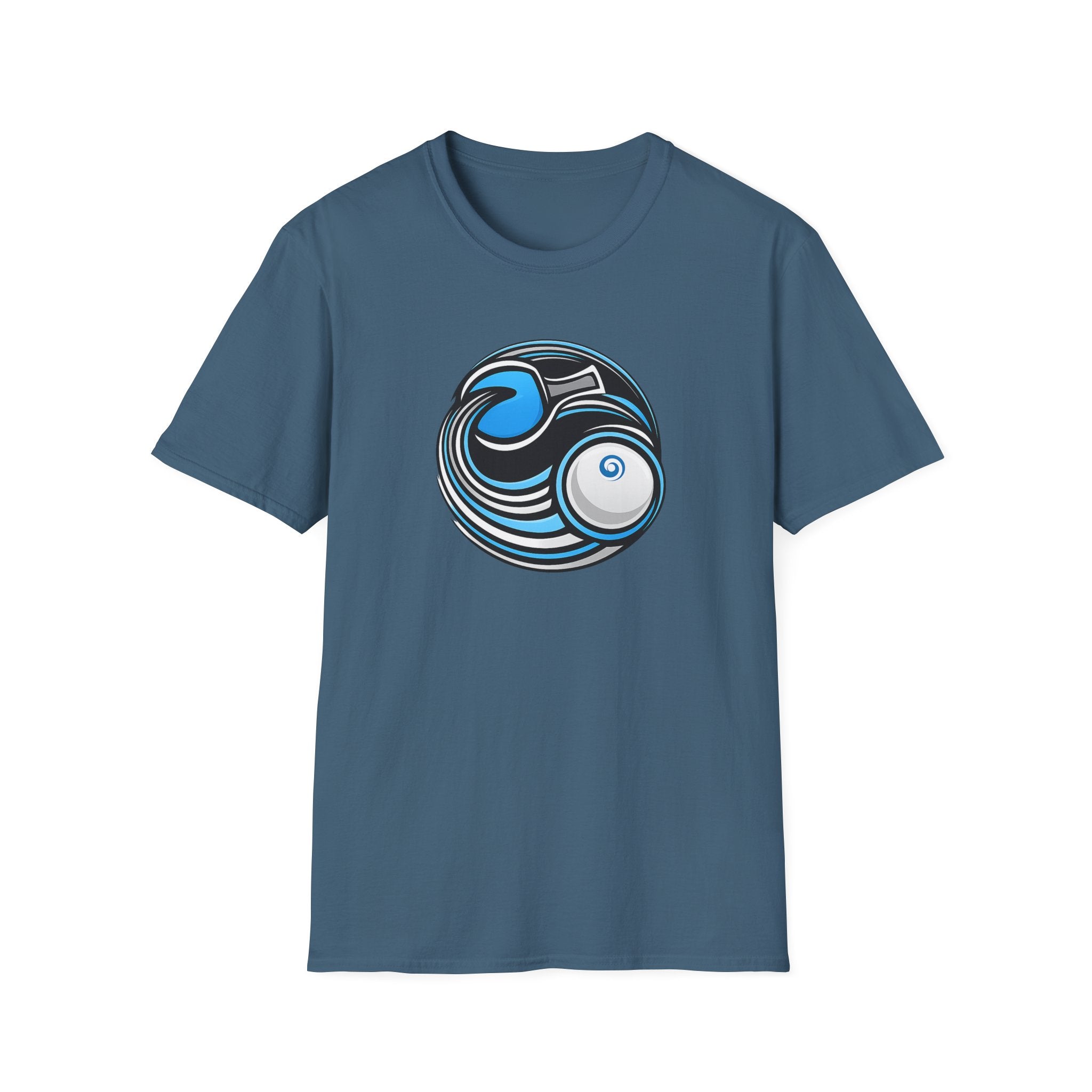 Table Tennis Paddle Spin T-Shirt Ping Pong Player Shirt Modern Table Tennis Graphic Tee 5 colors 100% cotton