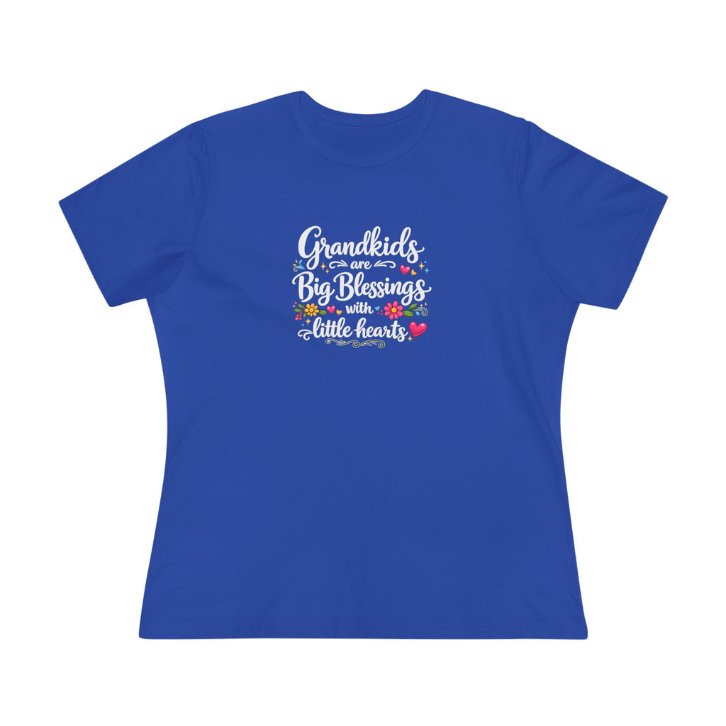 Grandkids Are Big Blessings Shirt Grandma Gift Shirt Womens Grandma Tee Nana Mimi Gift 6 colors 100% cotton