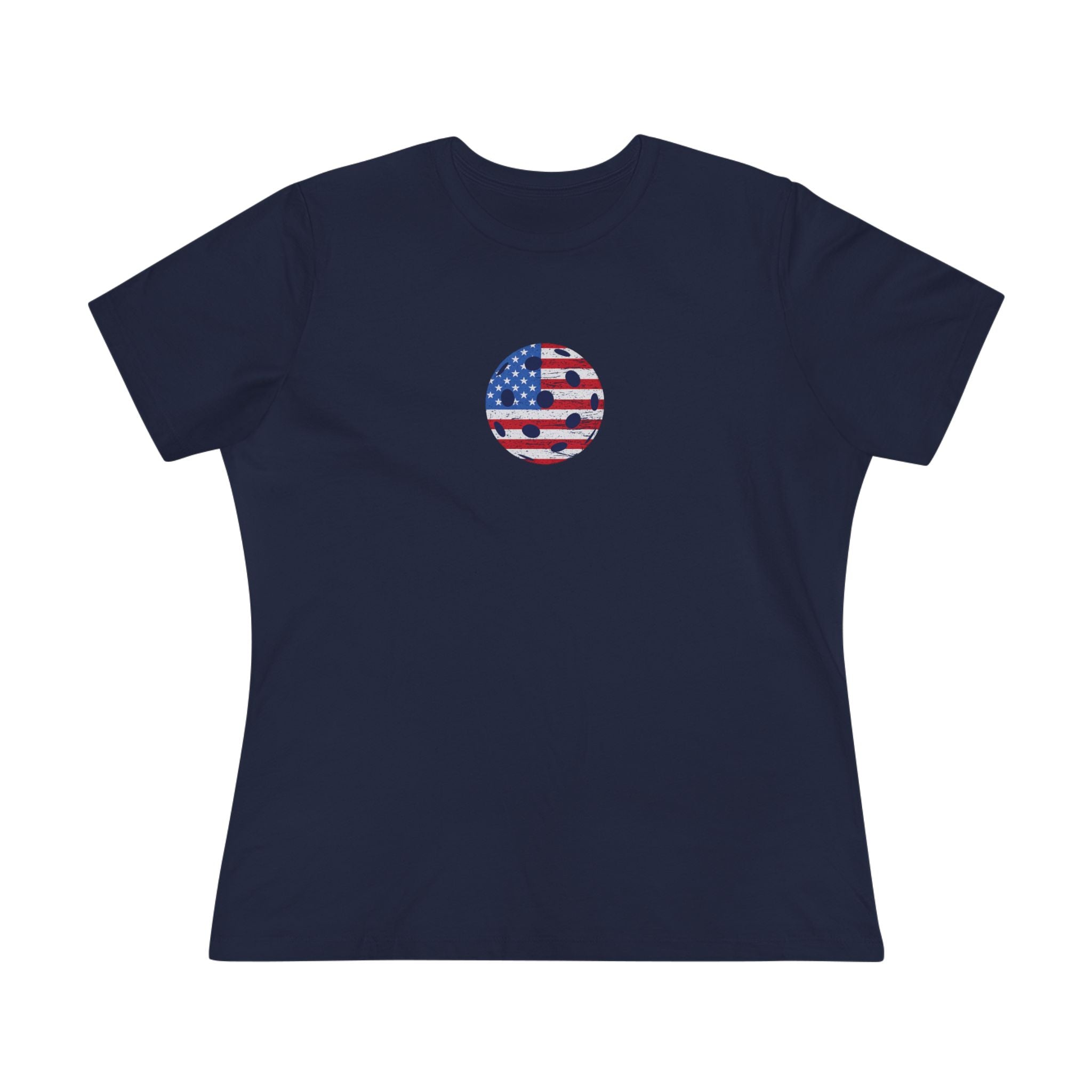 Women's Pickleball Tee Patriotic Pickleball Shirt Pickleball Lover Gift Court Sport Women Shirt 5 colors 100% cotton