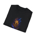 Electric Gold Lightning Bitcoin Tee Crypto Power Unleashed BTC Tee 3 colors 100% cotton