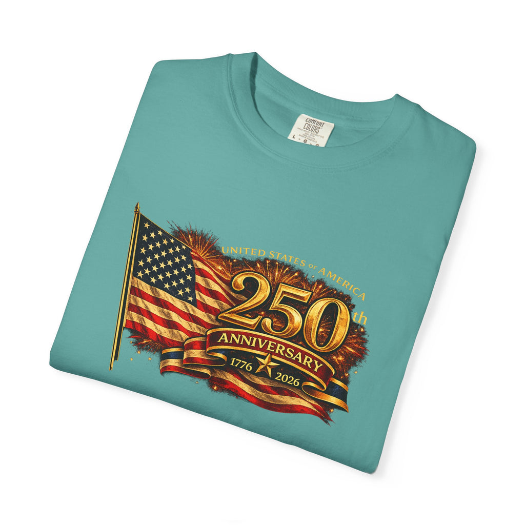 USA 250th Anniversary Shirt 1776-2026 Patriotic American Flag Tee Matching Couple 4th of July Tee America Gift 8 colors 100% cotton