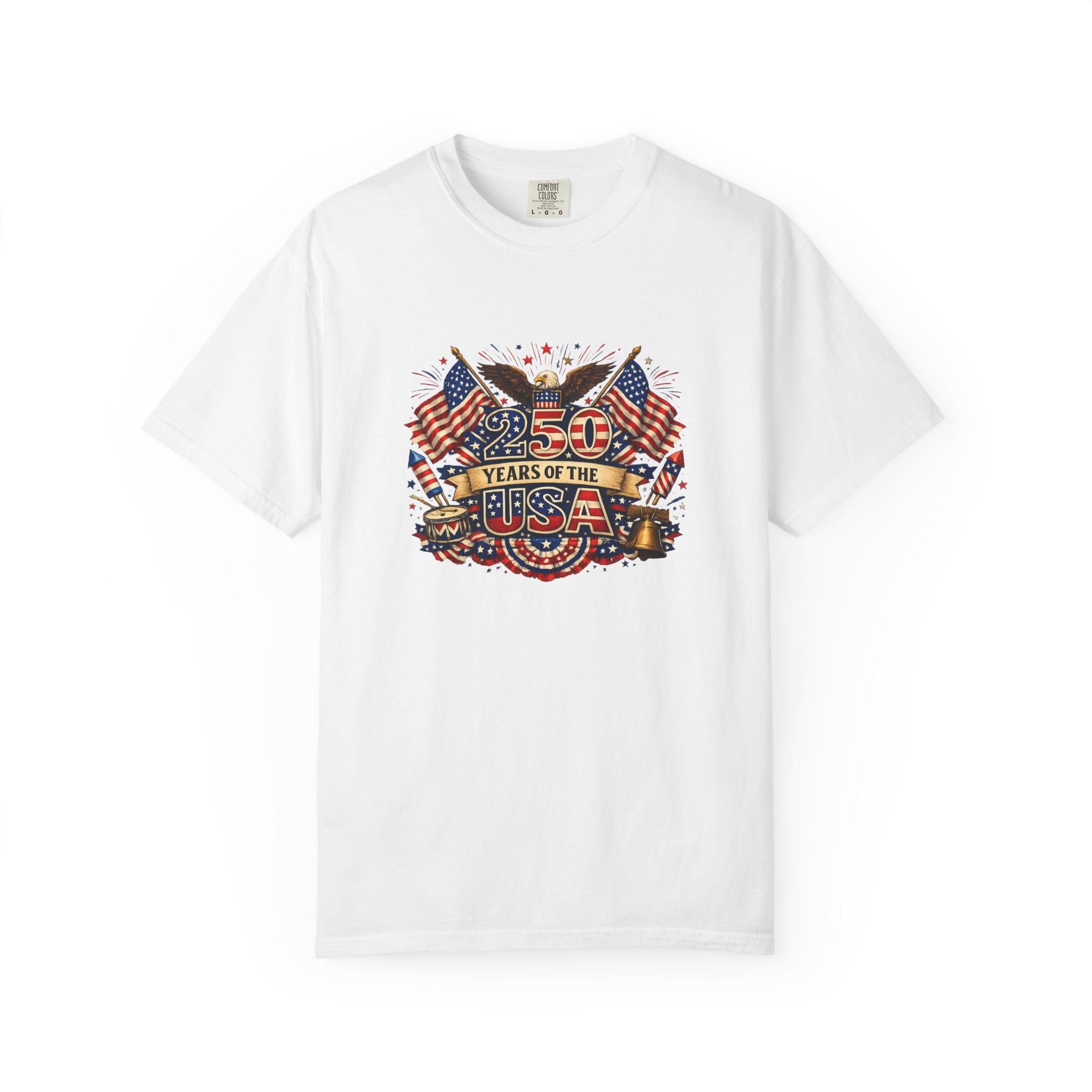 USA 250th Anniversary Shirt Patriotic America 1776-2026 Tee 4th of July Tshirt Independence Day Gift 8 colors 100% cotton