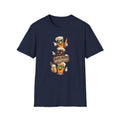 Satsandtripes.com Good Beer No Bad Days T-Shirt – Funny Beer Lover Graphic Tee Navy