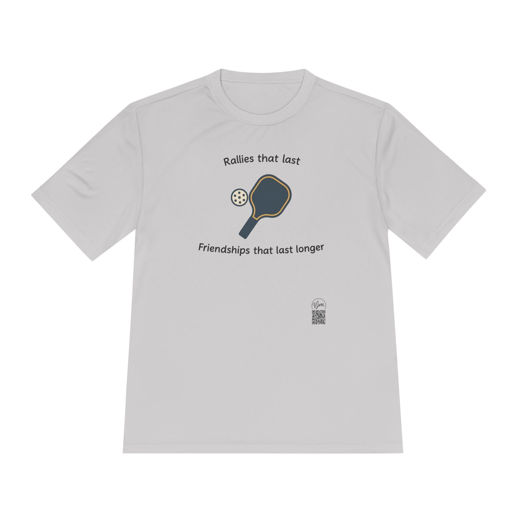 Rallies That Last Friendships that Last Longer Pickleball T-Shirt Tee Durango Hills Pickleball Club 5 colors 100% polyester