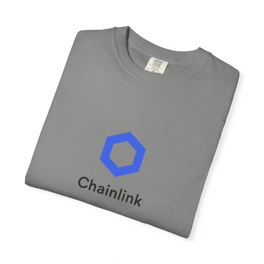 Chainlink Crypto T-Shirt Blockchain Oracle Tee Chainlink Fan Merch DeFi Shirt Crypto Trader Apparel 3 colors 100% cotton
