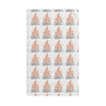 Campfire Pattern Hand Towel Bonfire Illustration Outdoor Camping Kitchen Towel
