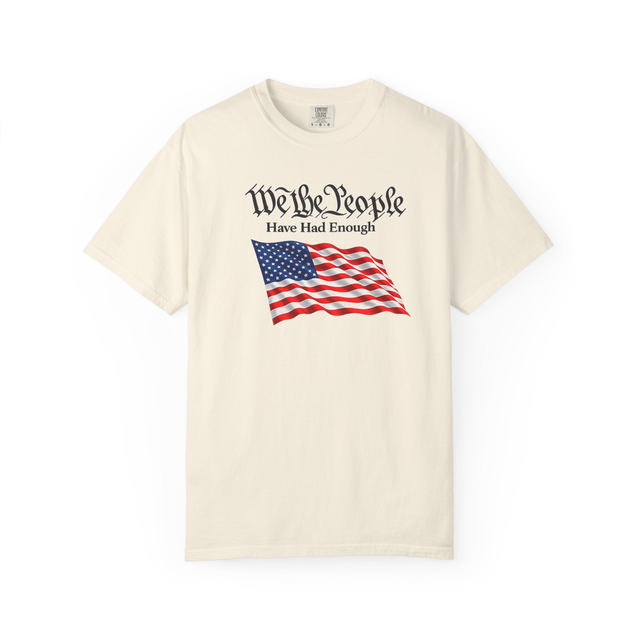 We The People Patriotic T-Shirt American Flag Shirt Freedom Quote Tee USA Patriot Shirt 4th of July Gift 7 colors 100% cotton