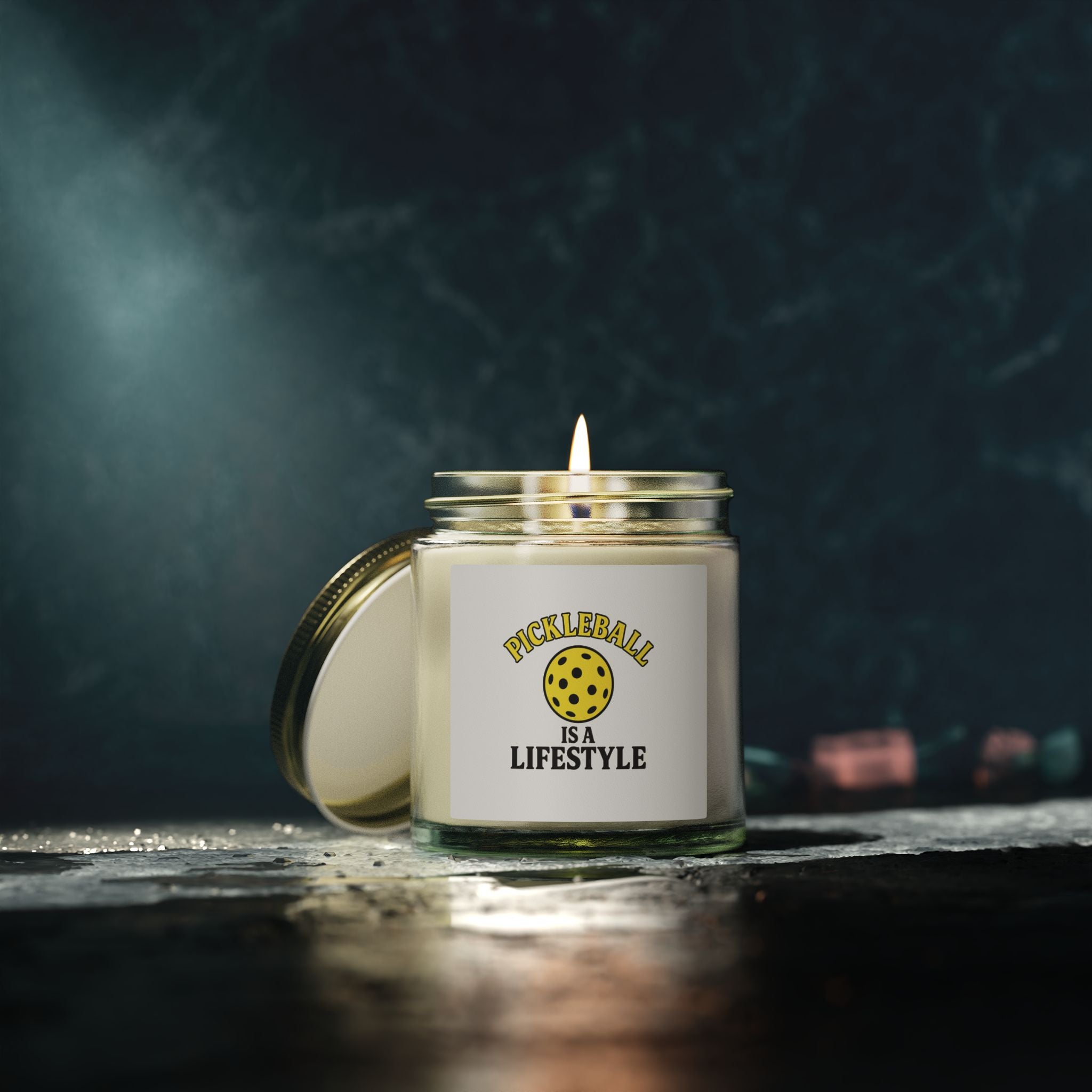 Pickleball Is a Lifestyle Candle Coconut Apricot Wax Eco-Friendly and Non-Toxic 4oz or 9oz size 9 scents