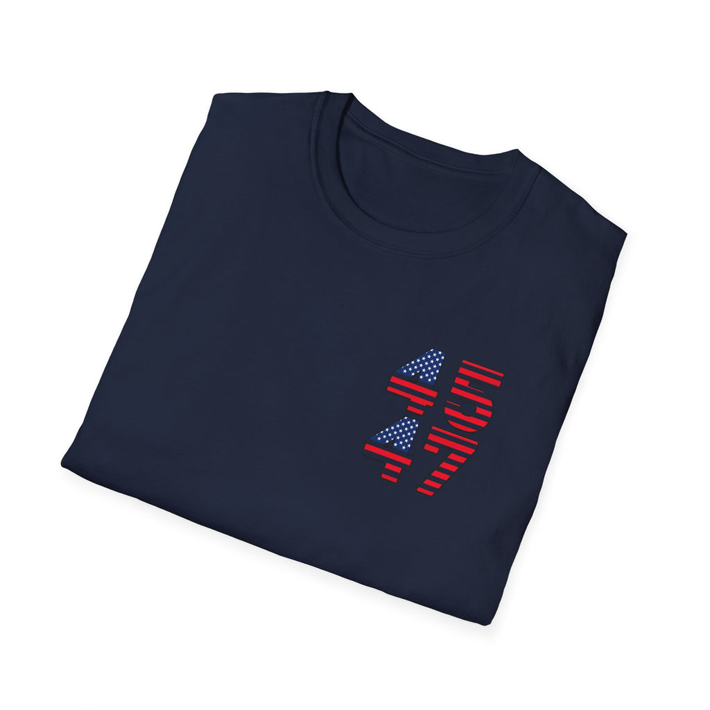 Patriotic 45 47 T-Shirt USA Flag American Pride Tee Fourth of July Shirt Gift for Republican Patriot 7 colors 100% cotton