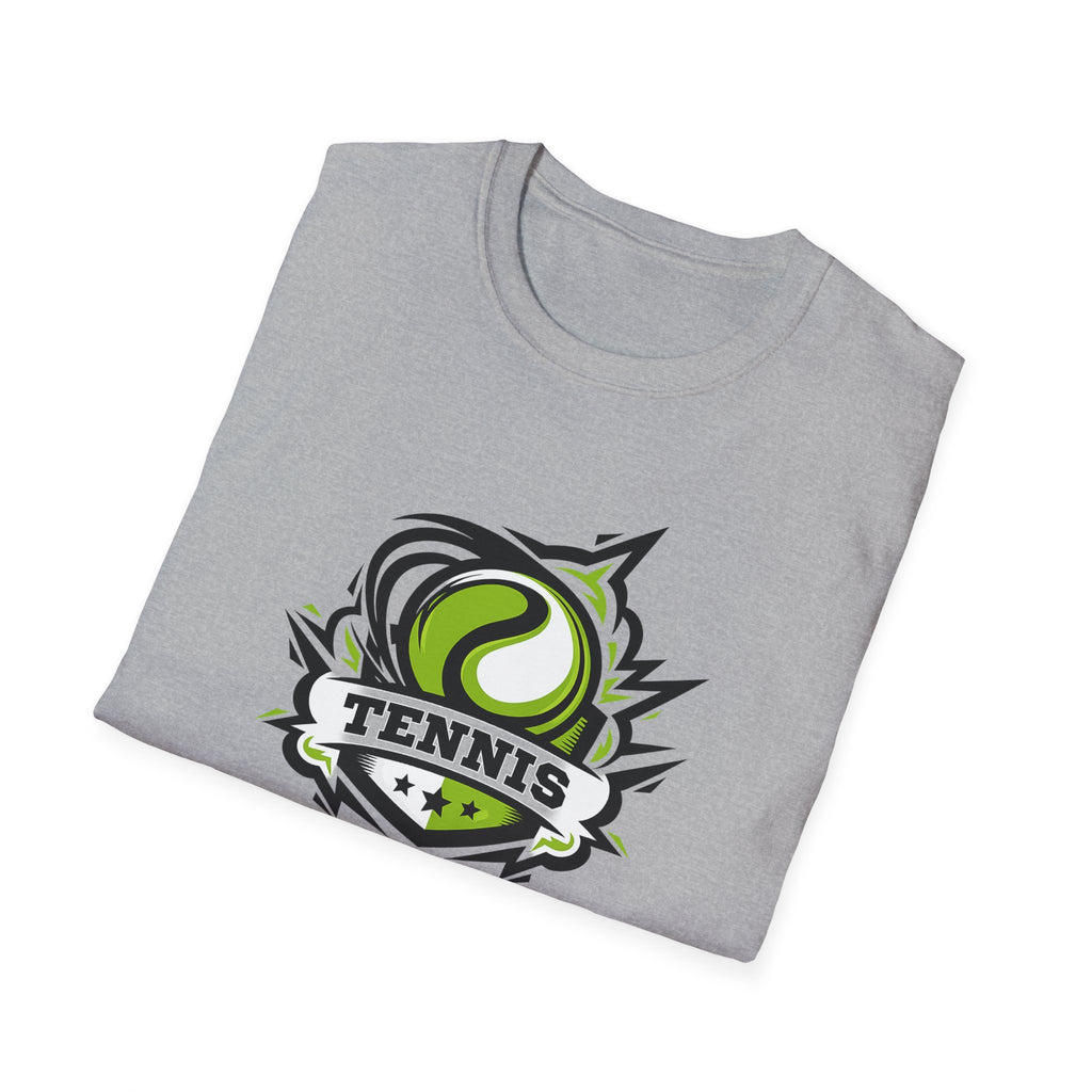 Tennis Graphic Tee Sporty Tennis Shirt for Players & Fans Athletic Tennis T-Shirt Gift for Tennis Lovers 7 colors 100% cotton