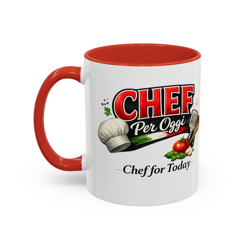 Chef Per Oggi Mug Italian Chef Gift Chef for Today Coffee Cup Kitchen Mug Italian Cooking Gift Foodie Gift 11 oz or 15 oz