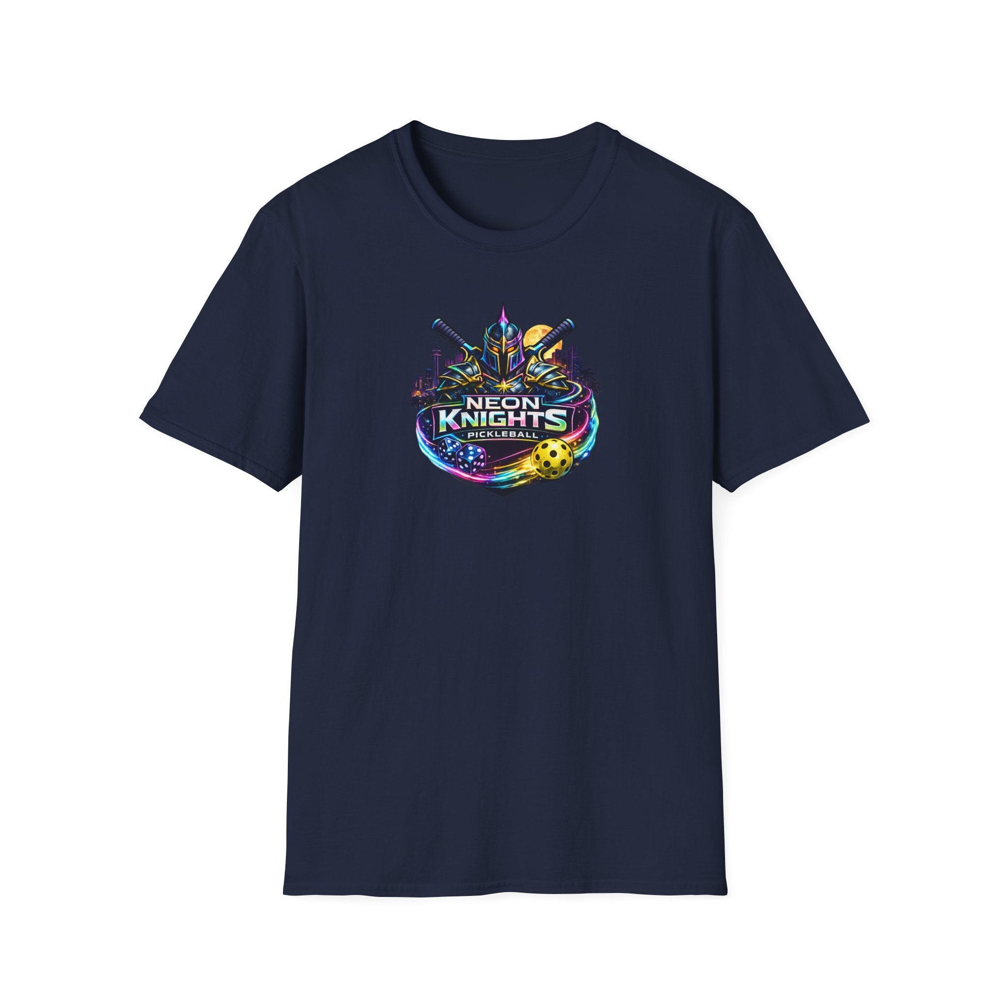Neon Knights Pickleball Shirt | Vegas Inspired Pickleball T-Shirt | Gift for Pickleball Player | 9 colors - 100% cotton
