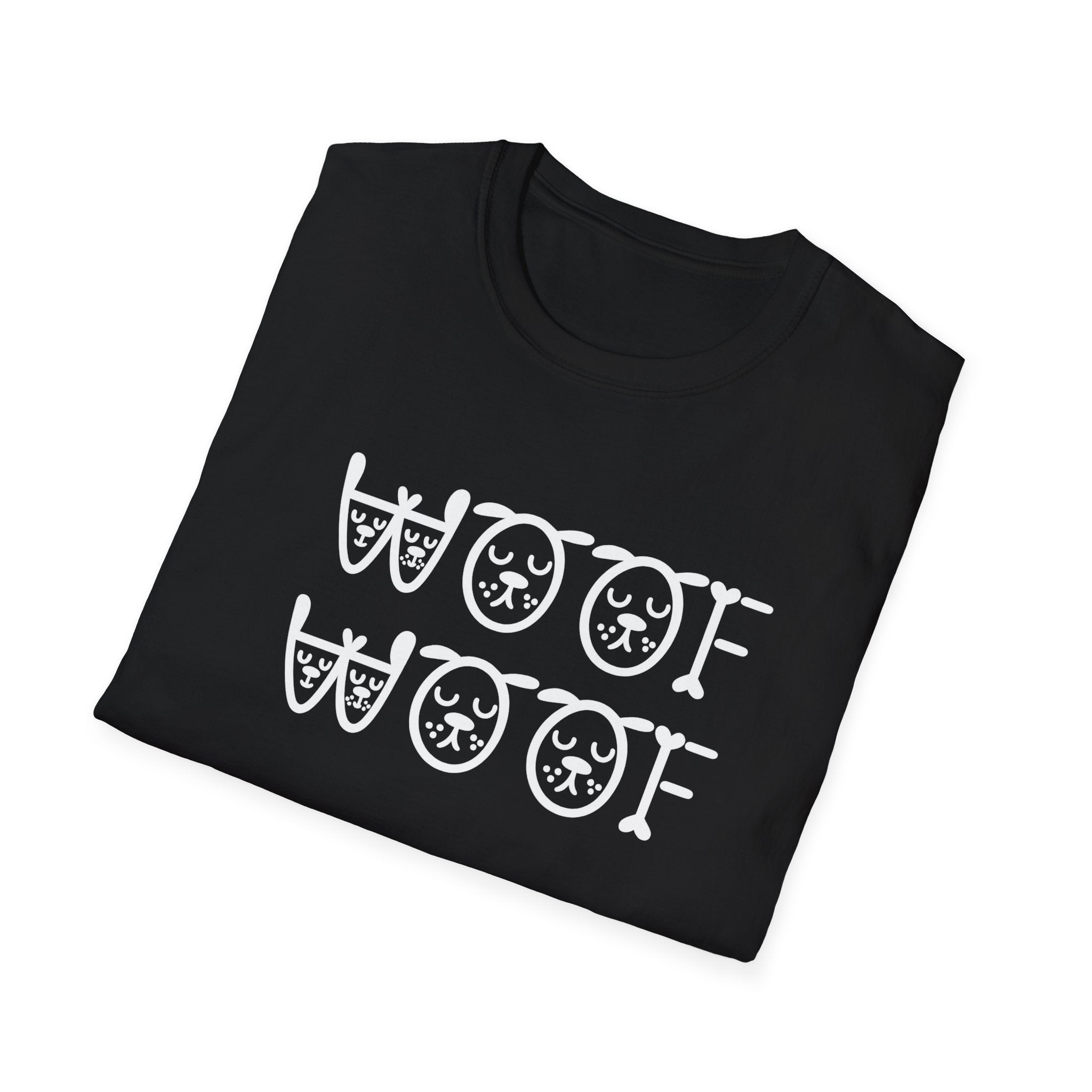 Woof Woof Dog Lover Shirt Cute Dog T-Shirt Dog Owner Gift 6 colors 100% cotton