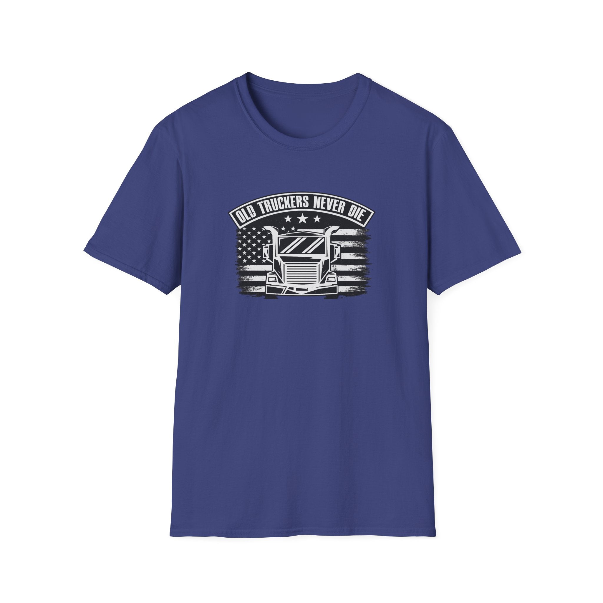 Old Truckers Never Die T-Shirt Trucker-Shirt für Herren Vintage Trucker-T-Shirt Geschenk für Old School Trucker 6 Farben 100% Baumwolle