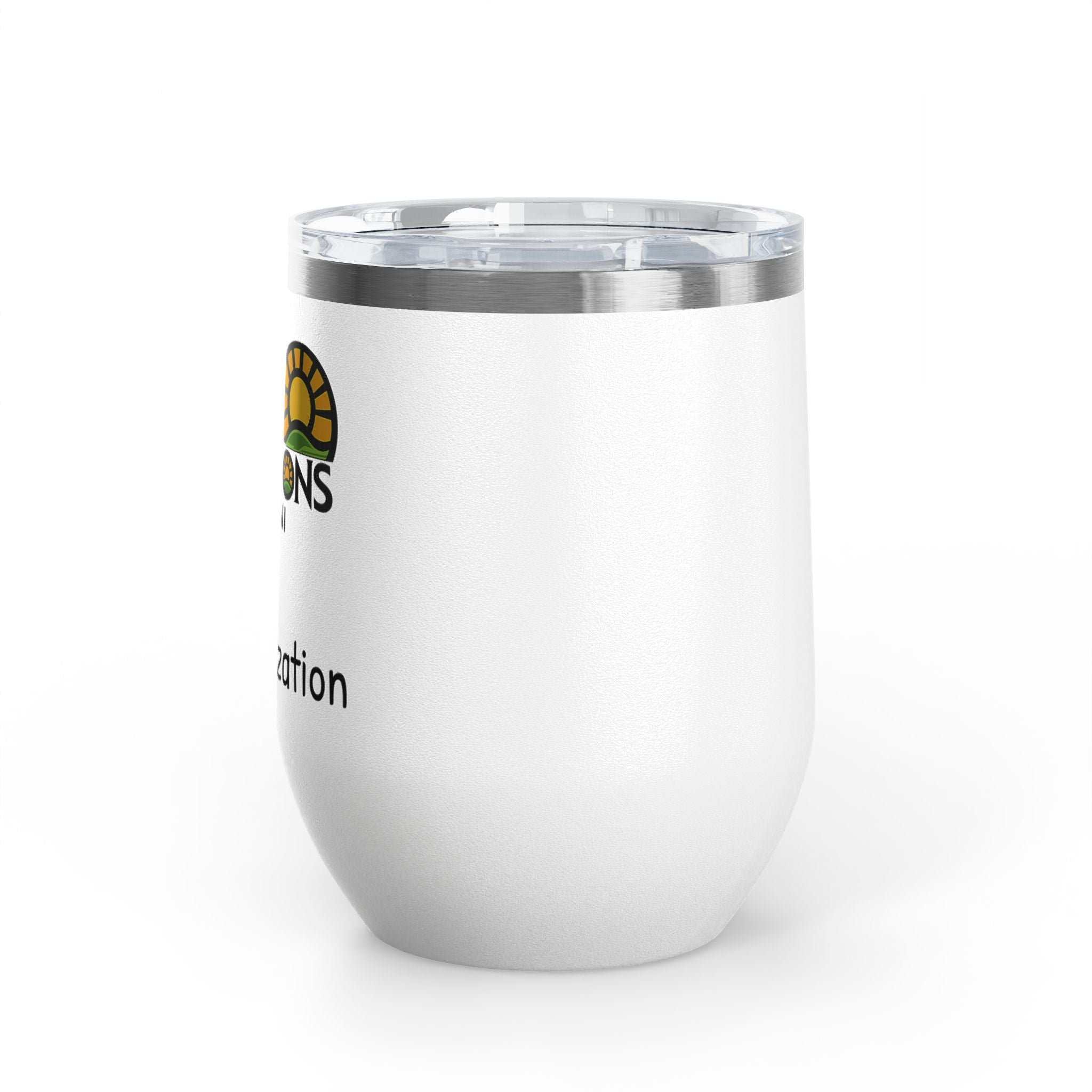MTI Vacations Personalized Wine Tumbler Travel Mug for Wine Lovers Alumni Keepsake Drinking Companion for Celebrations 12 oz