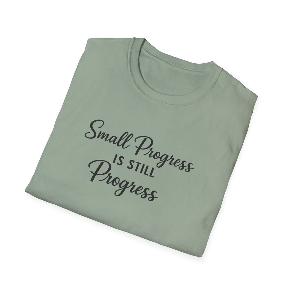 Small Progress Is Still Progress Shirt Minimalist Inspirational Tee Everyday Encouragement Gift 7 colors 100% cotton