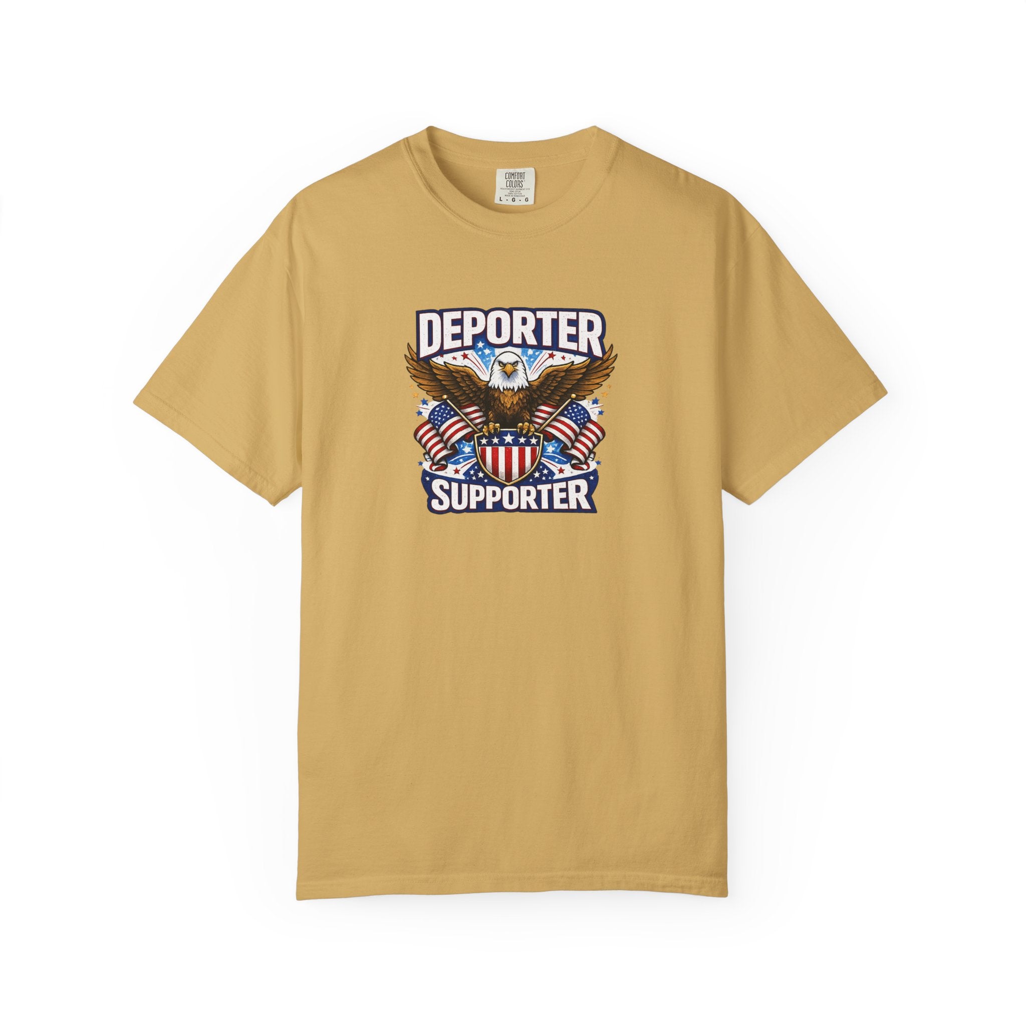 Deporter Unterstützer Patriotisches T-Shirt America First Adler T-Shirt Pro Grenze Kleidung Geschenk für Patrioten 9 Farben 100% Baumwolle