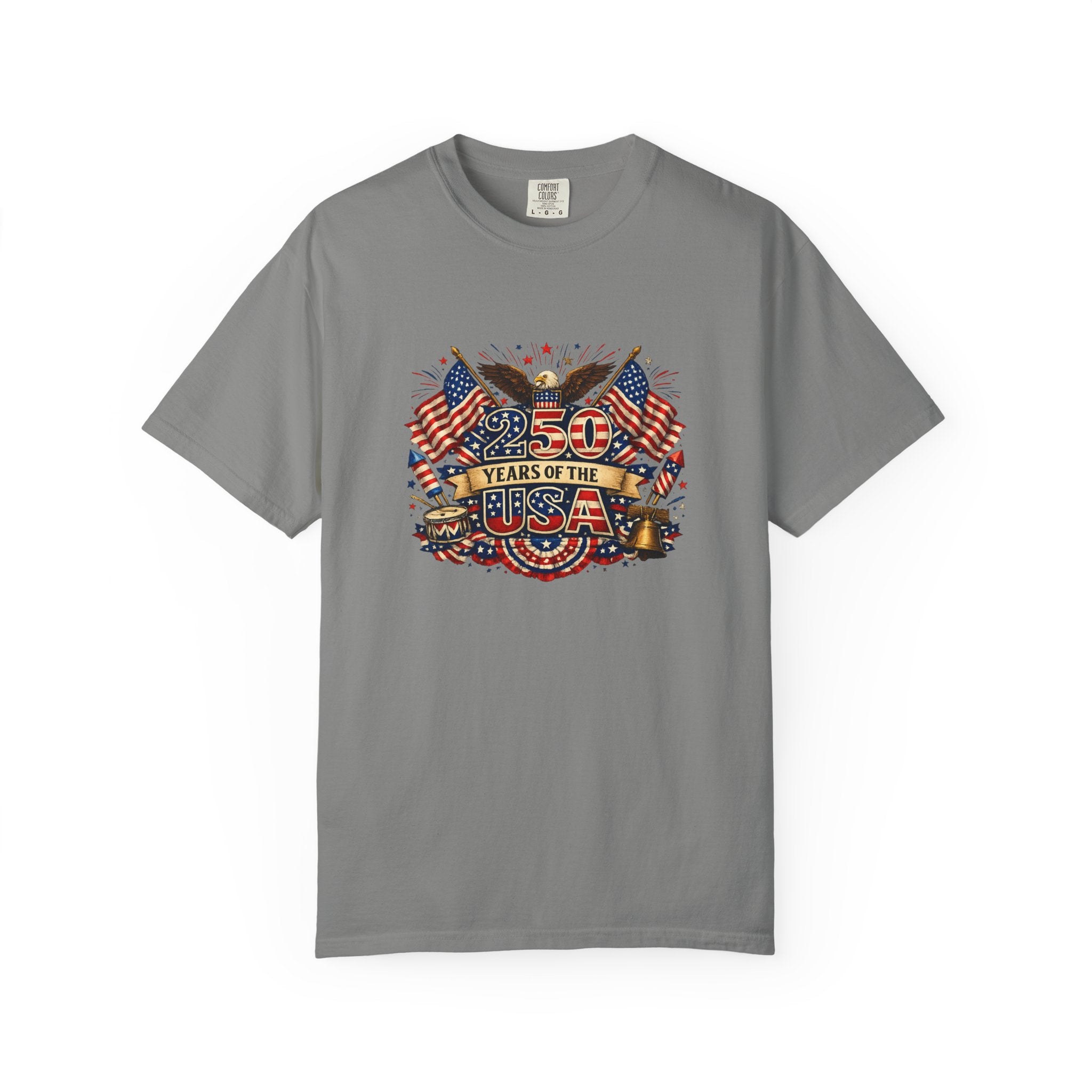 USA 250th Anniversary Shirt Patriotic America 1776-2026 Tee 4th of July Tshirt Independence Day Gift 8 colors 100% cotton