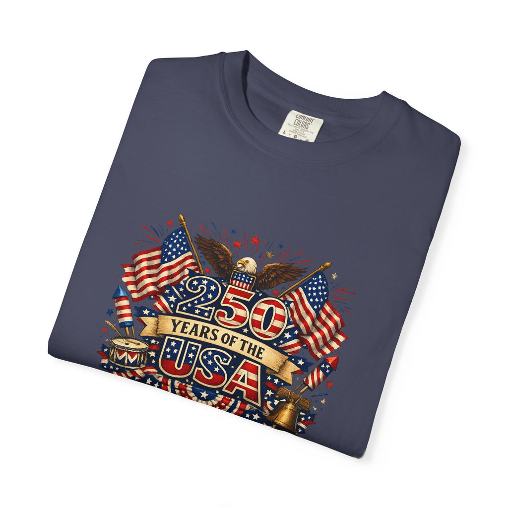 USA 250th Anniversary Shirt Patriotic America 1776-2026 Tee 4th of July Tshirt Independence Day Gift 8 colors 100% cotton