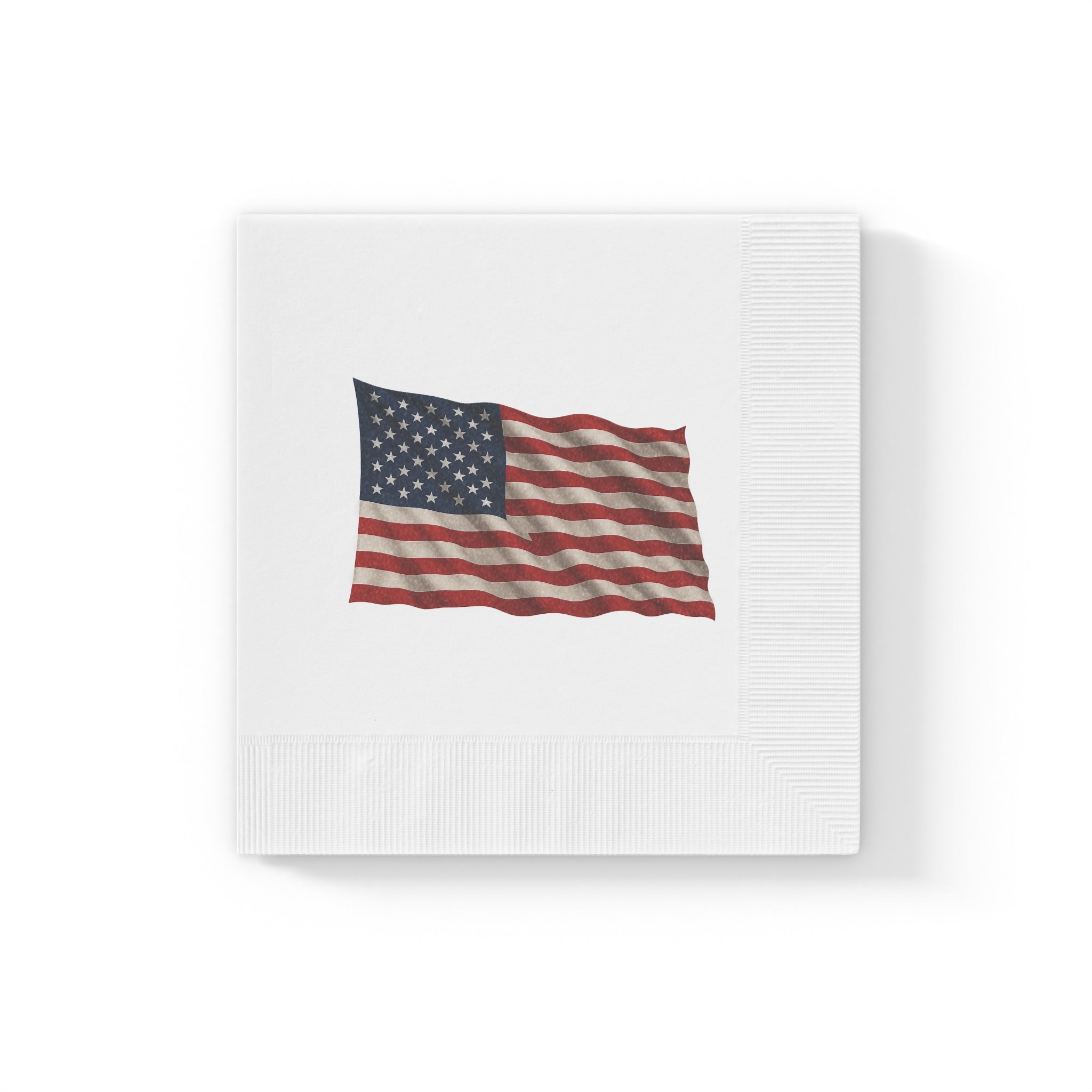 American Flag Napkins Patriotic Party Napkins USA Flag Table Decor Fourth of July Napkins (50 or 100 Count) 2 sizes