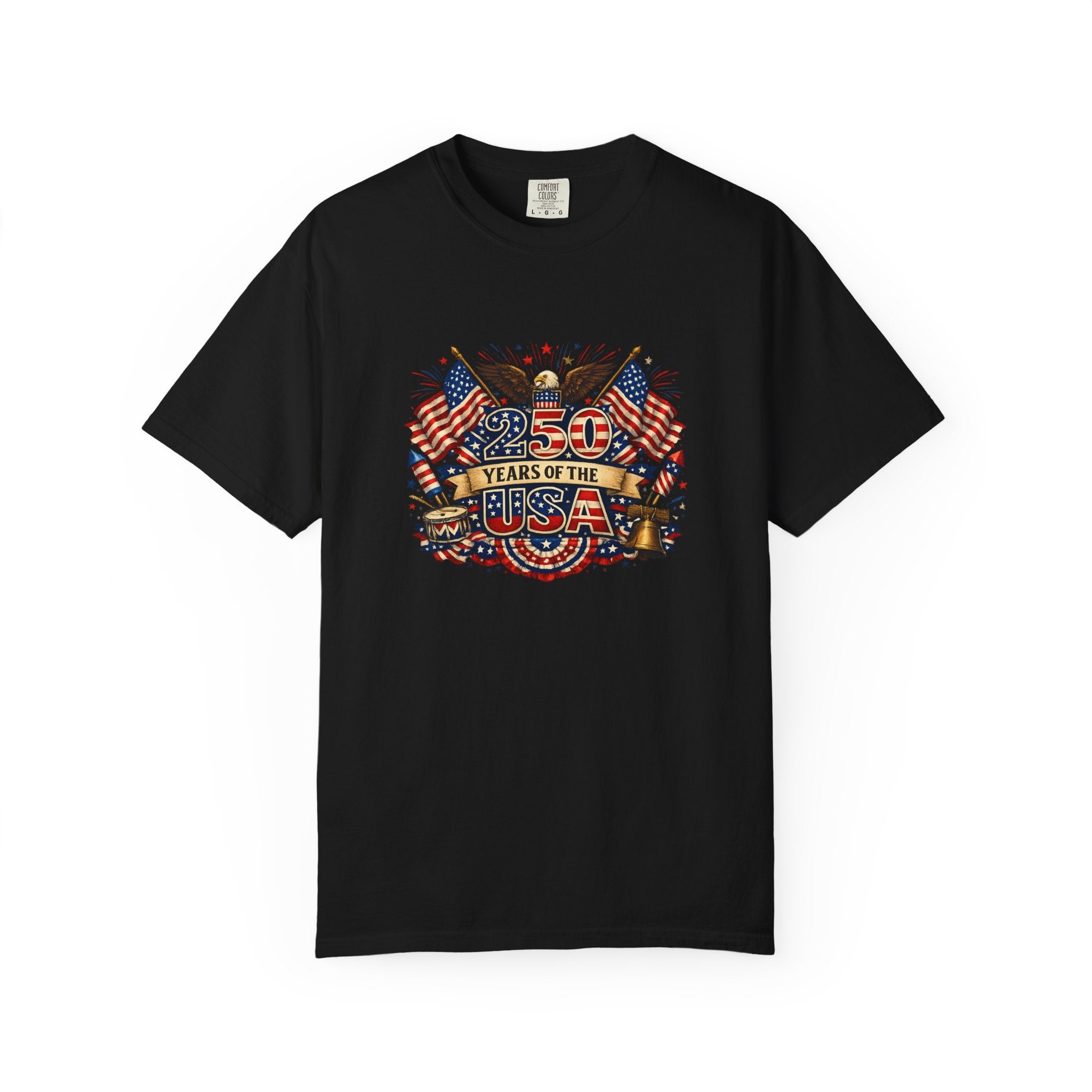 USA 250th Anniversary Shirt Patriotic America 1776-2026 Tee 4th of July Tshirt Independence Day Gift 8 colors 100% cotton