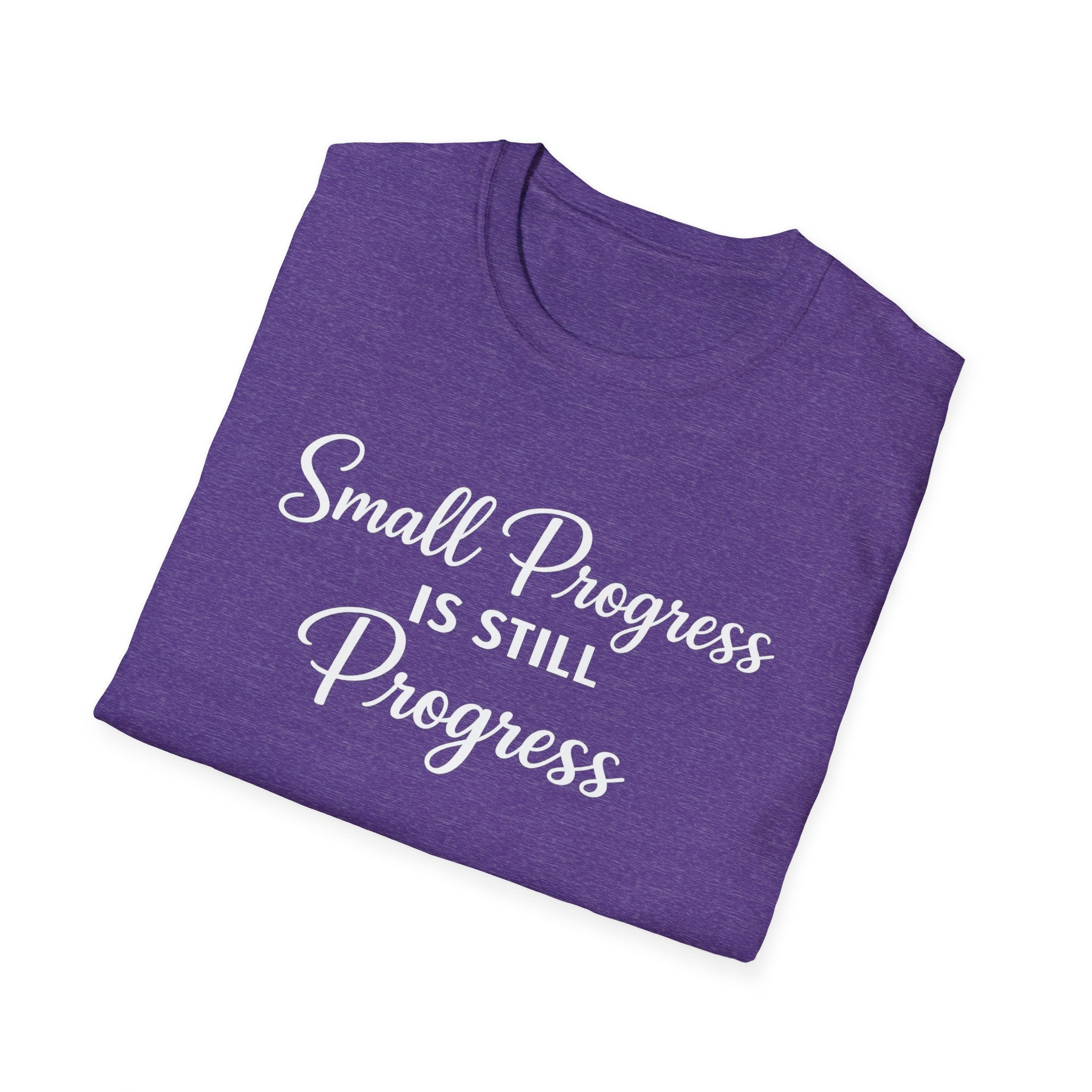 Small Progress Is Still Progress Shirt Minimalist Inspirational Tee Everyday Encouragement Gift 7 colors 100% cotton