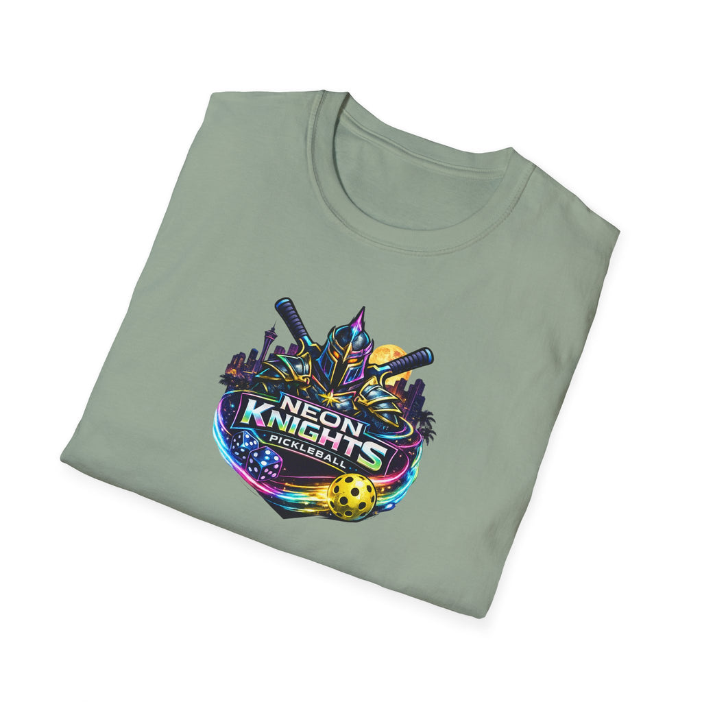 Neon Knights Pickleball Shirt | Vegas Inspired Pickleball T-Shirt | Gift for Pickleball Player | 9 colors - 100% cotton