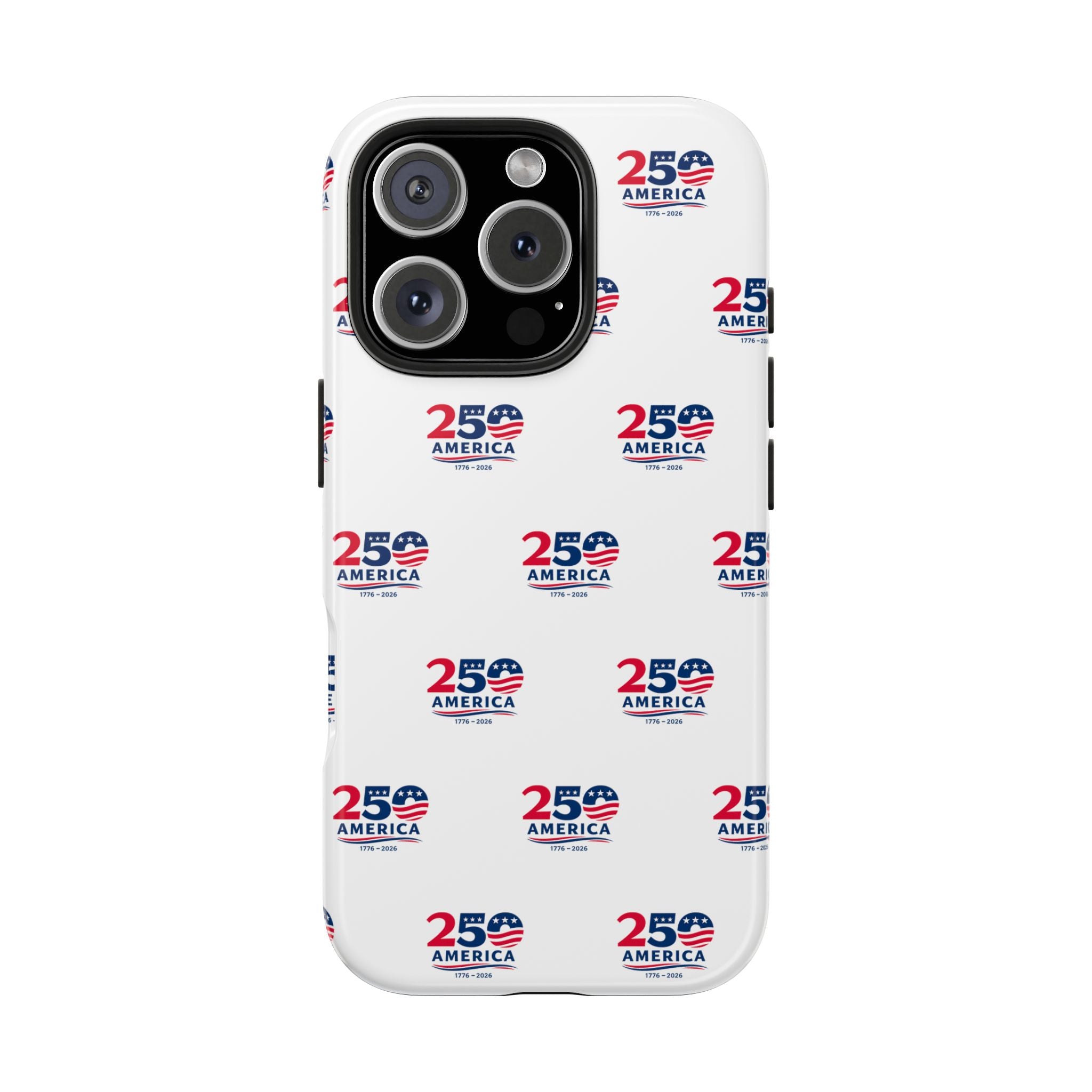 America 250 Robuste Handyhülle Patriotische USA 1776-2026 iPhone Samsung Hülle Glänzender Schutz Vierter Juli Handyhülle