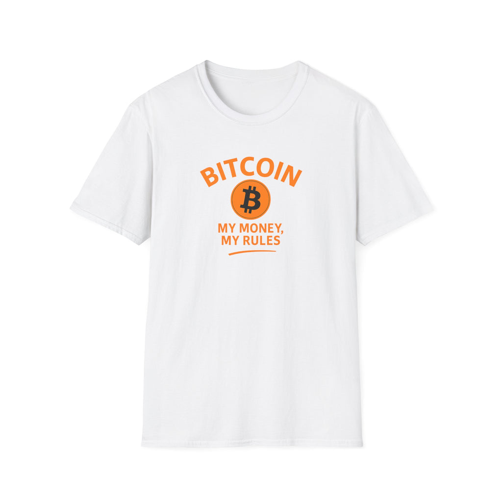 Stand for Freedom Wear what you Believe My Money My Rules Bitcoin Cotton T-Shirt Tee 4 colors 100% cotton