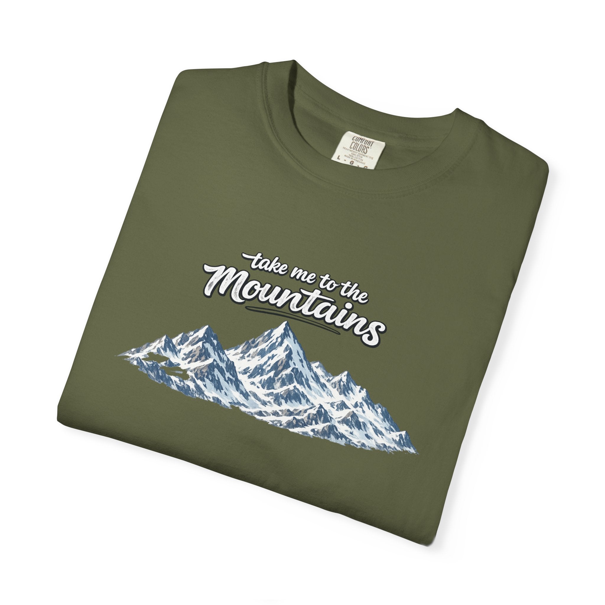 Take Me to the Mountains Shirt Rustic Mountain Tee Hiking Nature Lover Gift Outdoor Adventure T-Shirt 7 colors 100% cotton