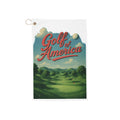 SatsandStripes.com Golf of America Towel Golf course Vintage Landscape Towel