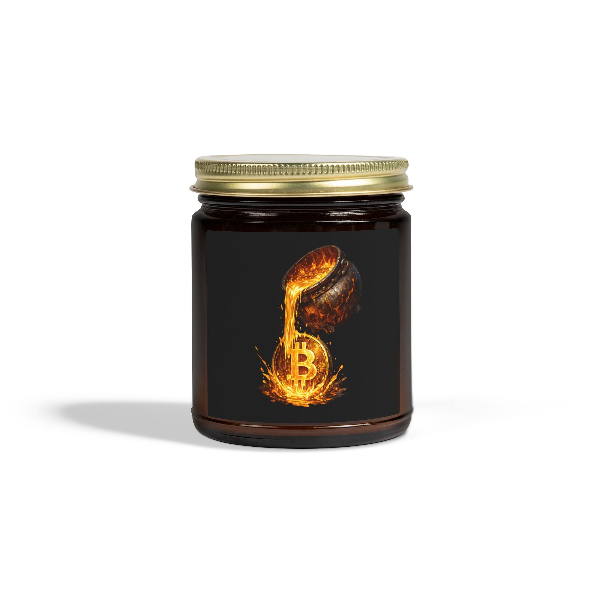 Bitcoin Duftkerzen Kokosnuss-Aprikosen-Wachs (113g, 255g)