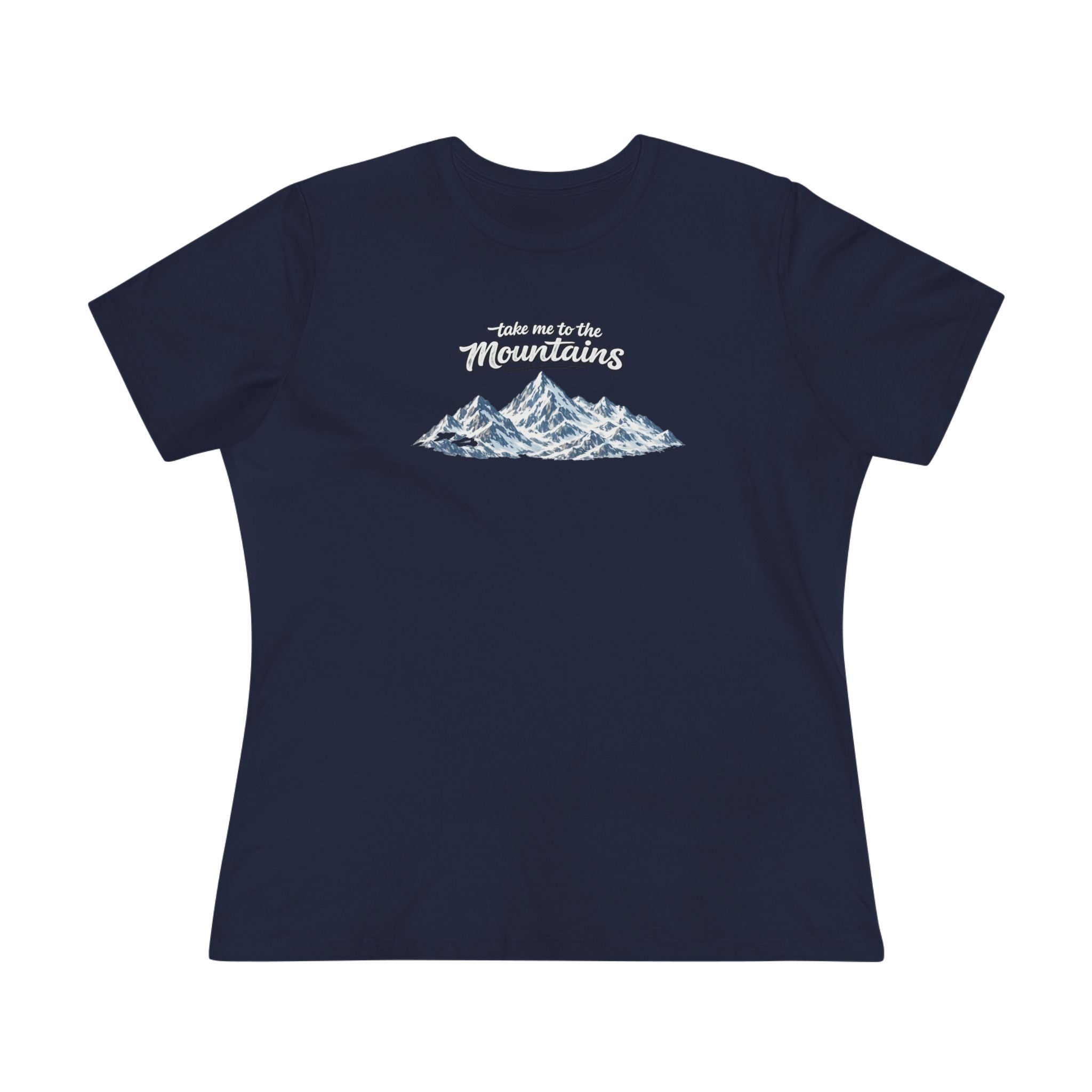 Women's Take Me to the Mountains T-Shirt Mountain Lover Tee Hiking Shirt for Women Outdoor Nature Lover Gift 4 colors 100% cotton