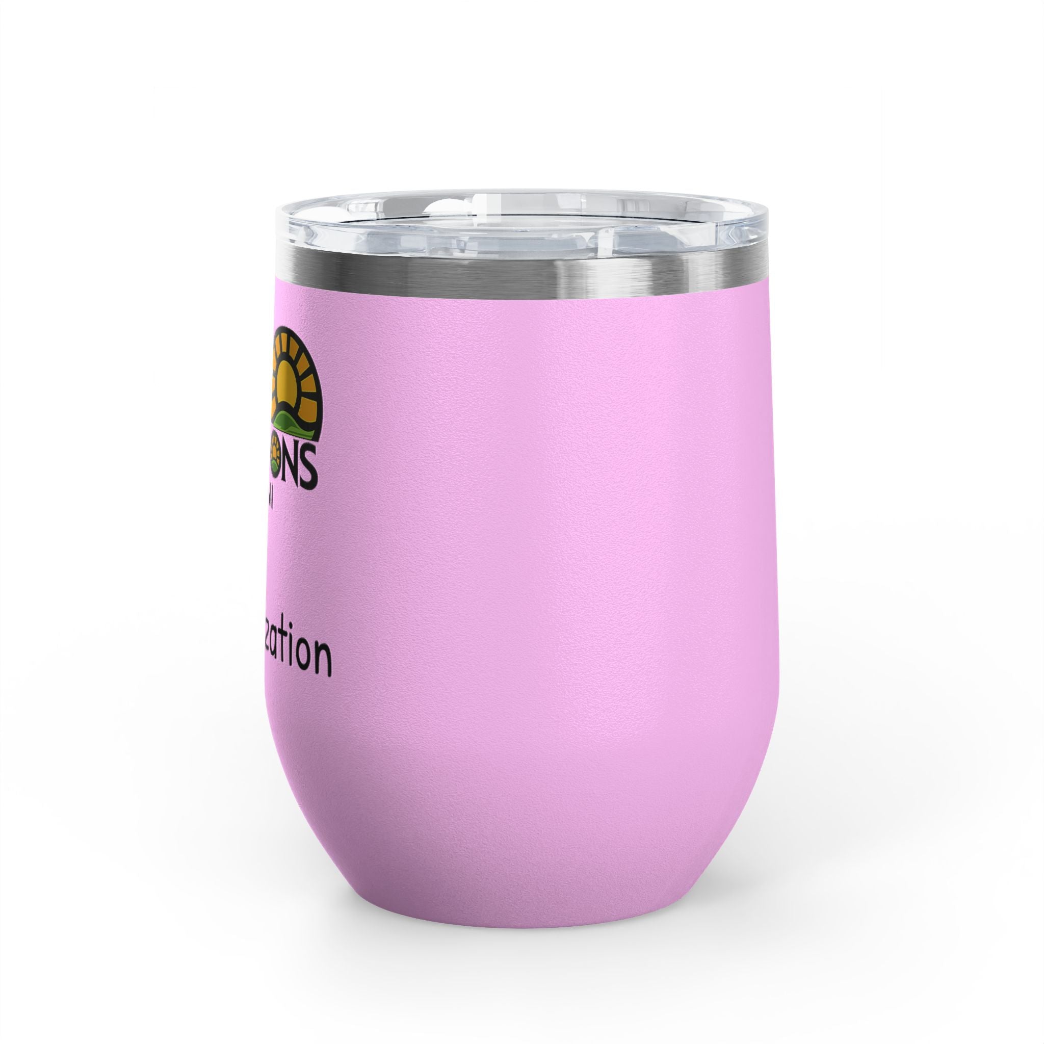 MTI Vacations Personalized Wine Tumbler Travel Mug for Wine Lovers Alumni Keepsake Drinking Companion for Celebrations 12 oz
