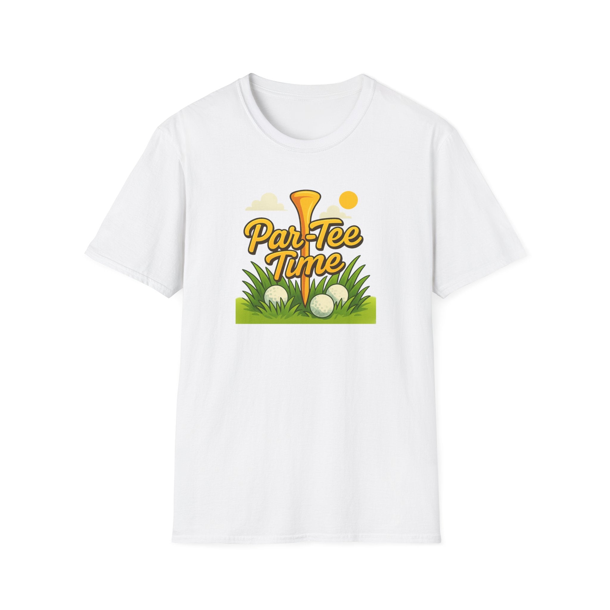 Funny Golf T-Shirt Par-Tee Time Golfing Shirt Golf Gift for Dad 7 colors 100% cotton