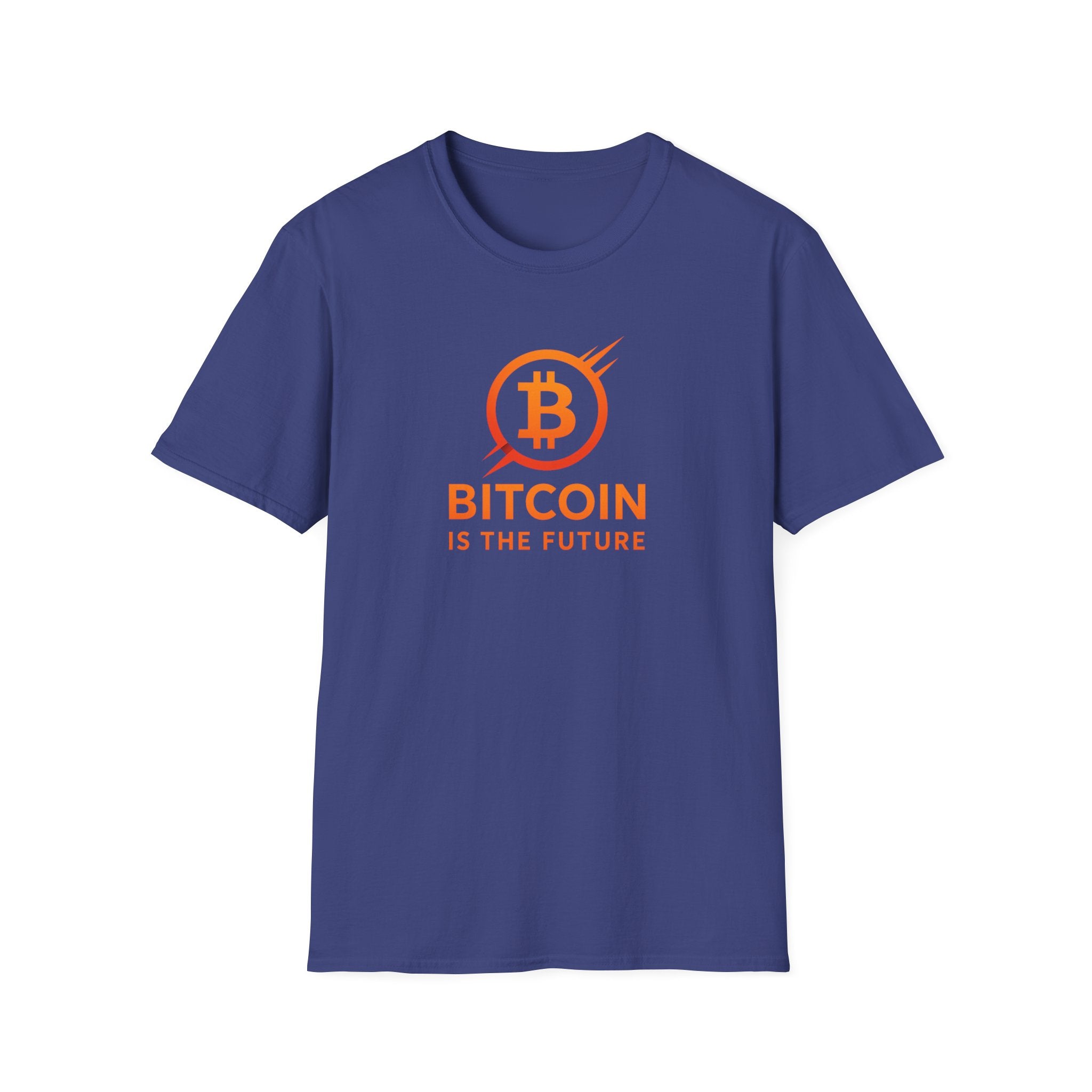 Bitcoin Is The Future T-Shirt Step into the New Economy Right 4 colors 100% cotton