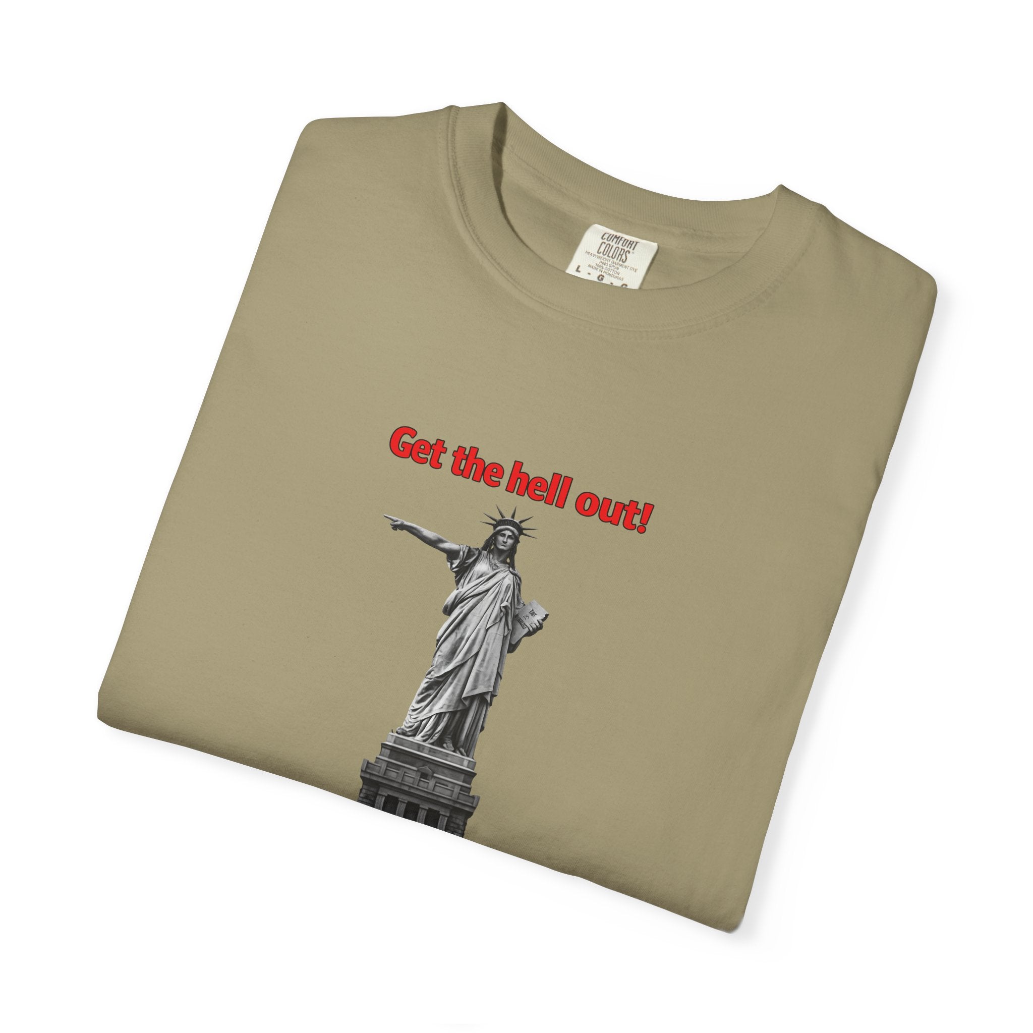 Raus zum Teufel T-Shirt Illegale Einwanderer T-Shirt Patriotisches Politisches Statement Shirt Meinungsfreiheit Shirt 8 Farben 100% Baumwolle