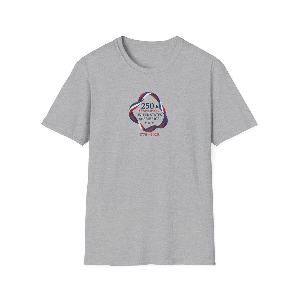 250th Anniversary of America USA T-Shirt Tee Patriotic American Semiquincentennial 5 colors 100% cotton