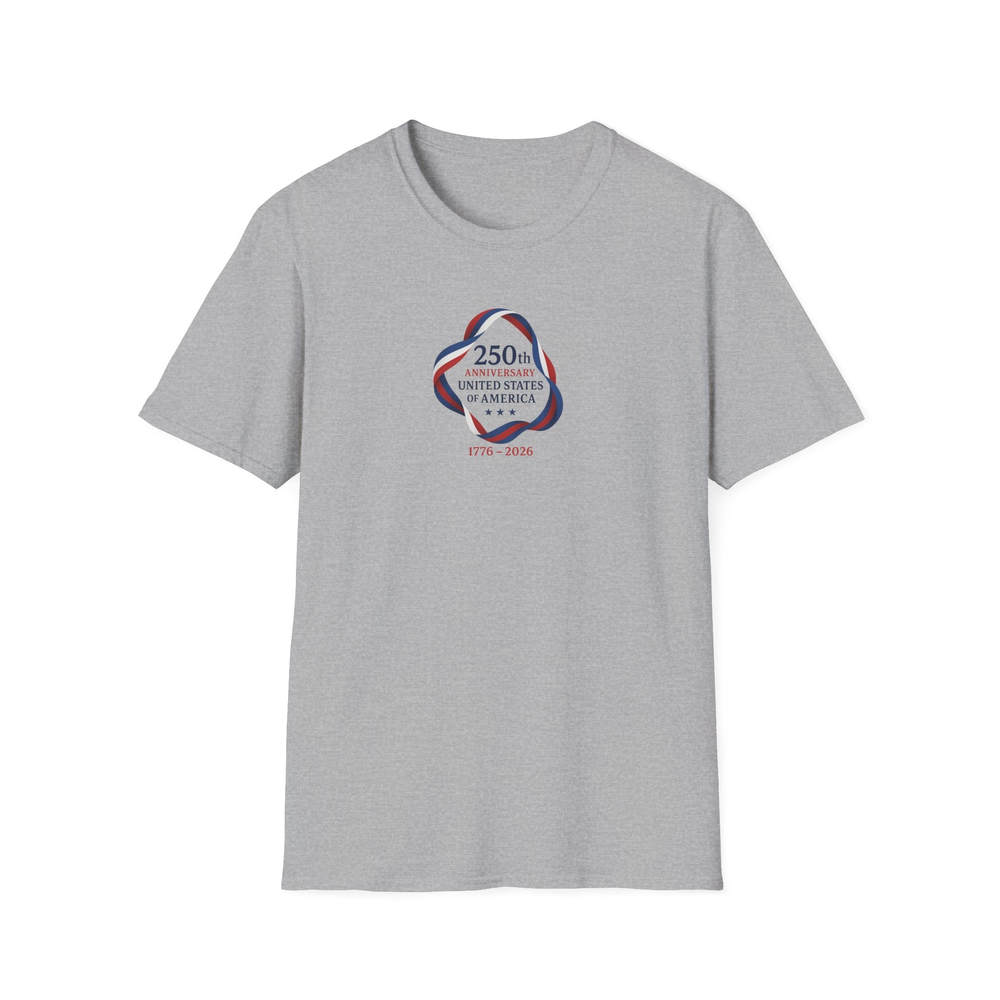 250th Anniversary of America USA T-Shirt Tee Patriotic American Semiquincentennial 5 colors 100% cotton