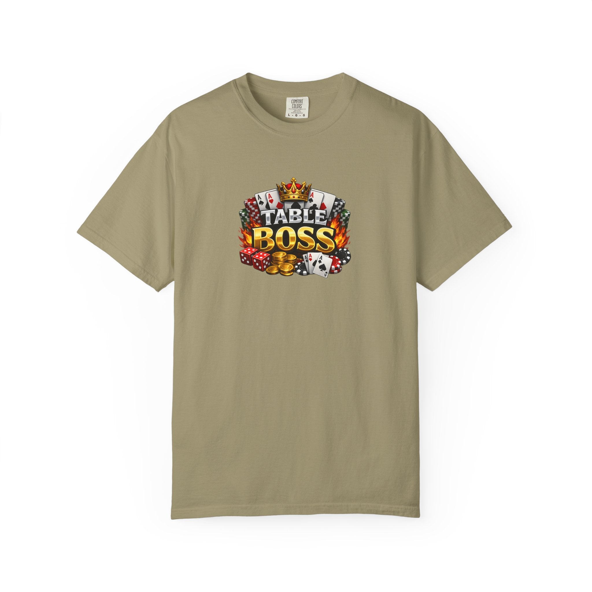 Table Boss Poker Shirt I Run This Table Funny Poker Tee Poker Player Card Shark Gift Casino Gambler Humor 9 colors 100% cotton