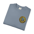 Bitcoin Blue Gold Coin Pocket Logo T-Shirt 4 colors 100% cotton