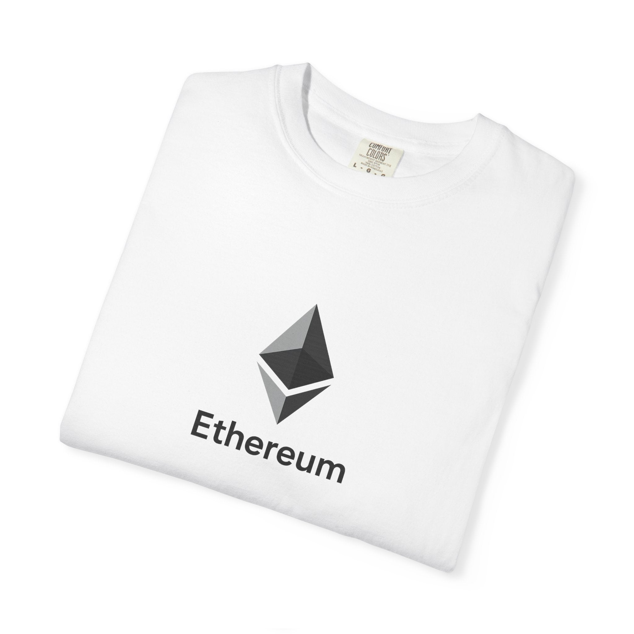 Ethereum Power Tee Bold Crypto Shirt for Blockchain Believers Premium Streetwear for ETH Holders 2 colors 100% cotton