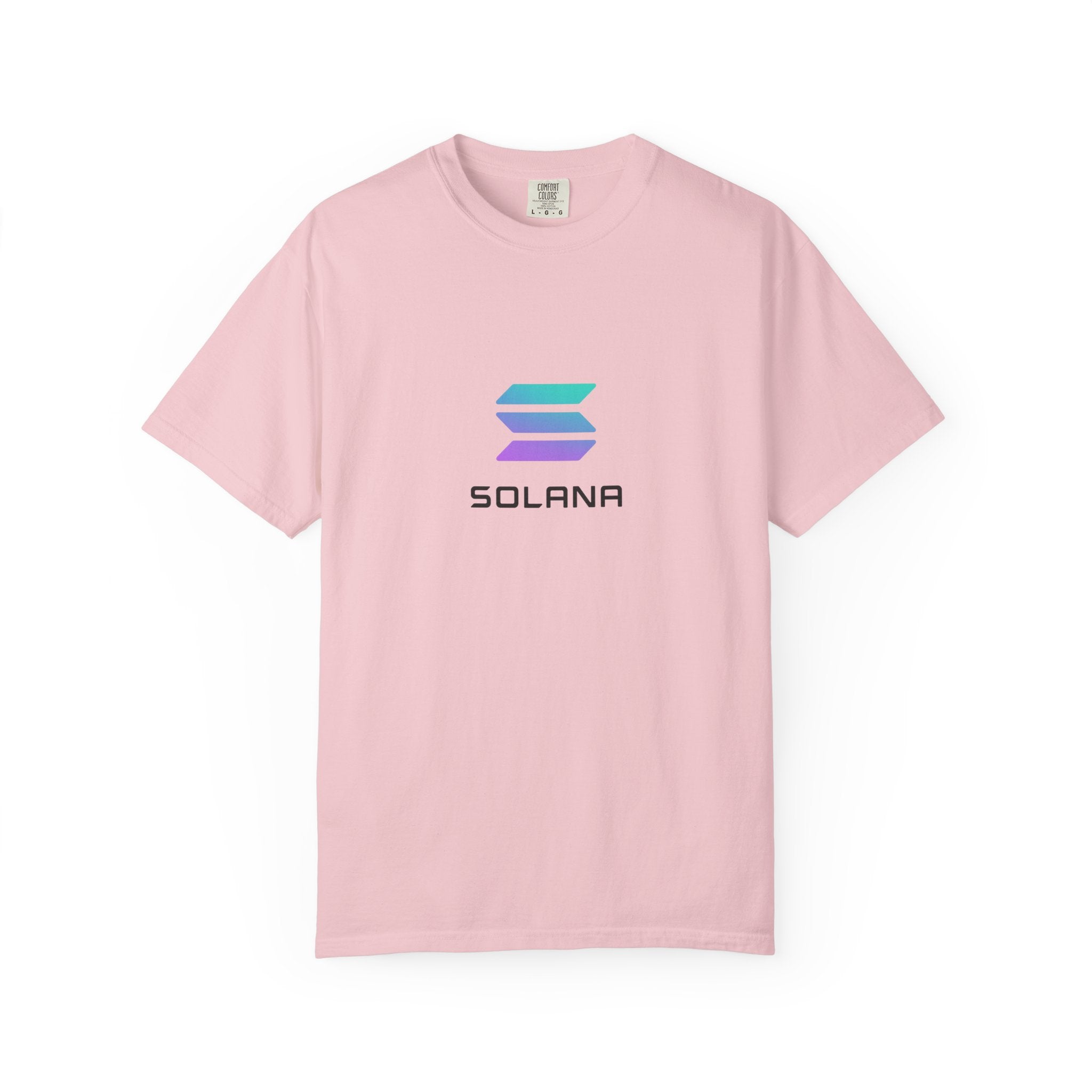 Sats and Stripes Solana Crypto T-Shirt Web3 Blockchain Tee Crypto Trader Gift Investor Fashion Streetwear Pink