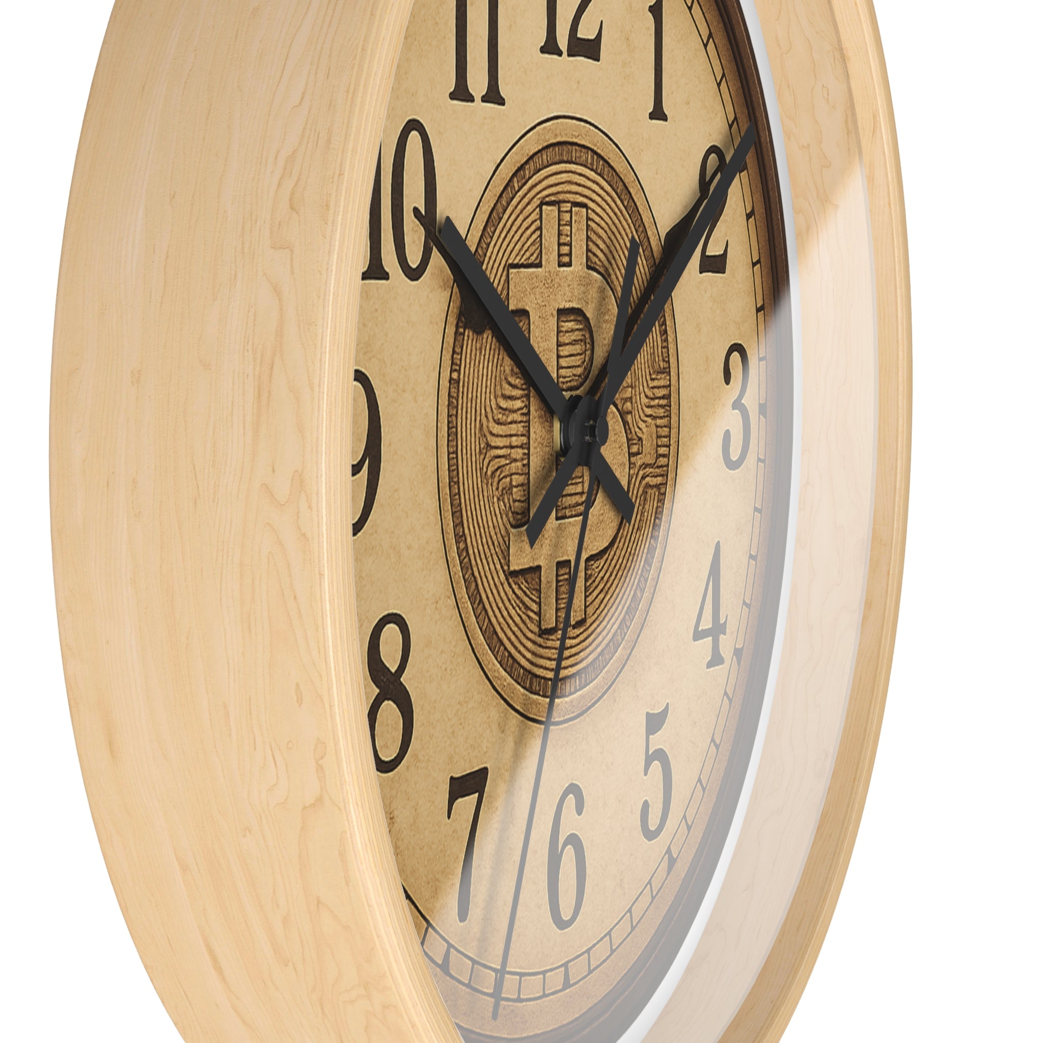 Timeless Bitcoin Vintage Wall Clock Bring Old-World Charm into the Future of Money